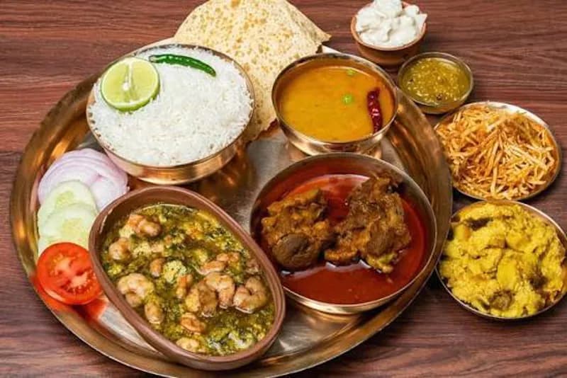 मटन मसाला थाळी